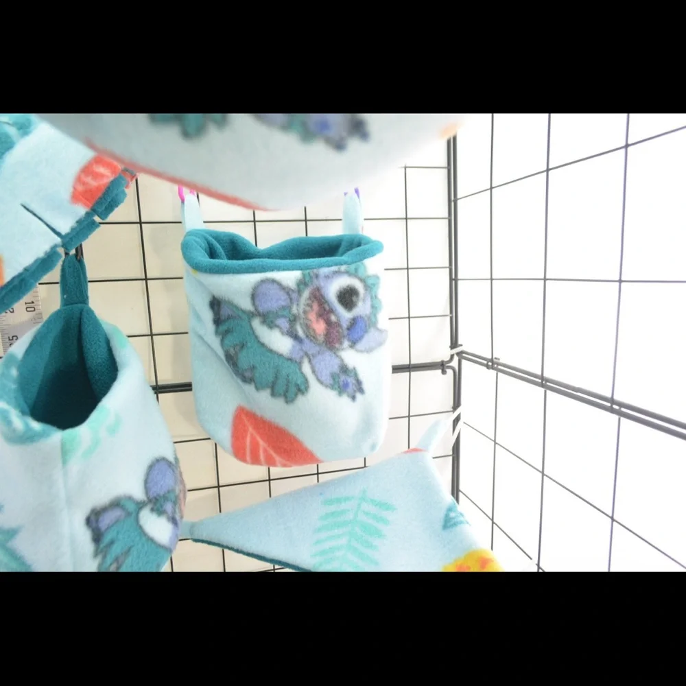Stitch small pet cage set up